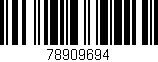 Código de barras (EAN, GTIN, SKU, ISBN): '78909694'