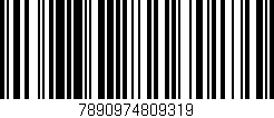 Código de barras (EAN, GTIN, SKU, ISBN): '7890974809319'