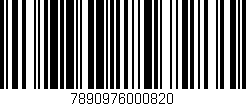 Código de barras (EAN, GTIN, SKU, ISBN): '7890976000820'