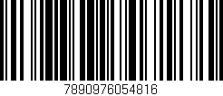 Código de barras (EAN, GTIN, SKU, ISBN): '7890976054816'
