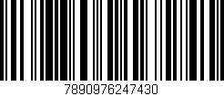 Código de barras (EAN, GTIN, SKU, ISBN): '7890976247430'