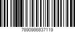 Código de barras (EAN, GTIN, SKU, ISBN): '7890986837119'