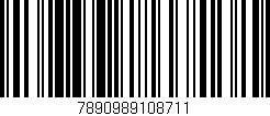 Código de barras (EAN, GTIN, SKU, ISBN): '7890989108711'