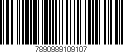 Código de barras (EAN, GTIN, SKU, ISBN): '7890989109107'