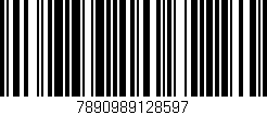 Código de barras (EAN, GTIN, SKU, ISBN): '7890989128597'