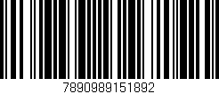 Código de barras (EAN, GTIN, SKU, ISBN): '7890989151892'