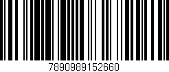 Código de barras (EAN, GTIN, SKU, ISBN): '7890989152660'