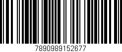 Código de barras (EAN, GTIN, SKU, ISBN): '7890989152677'