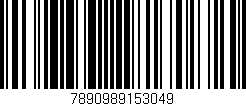 Código de barras (EAN, GTIN, SKU, ISBN): '7890989153049'