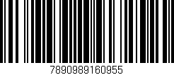 Código de barras (EAN, GTIN, SKU, ISBN): '7890989160955'