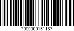 Código de barras (EAN, GTIN, SKU, ISBN): '7890989161167'
