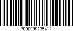 Código de barras (EAN, GTIN, SKU, ISBN): '7890989165417'