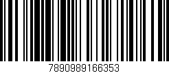 Código de barras (EAN, GTIN, SKU, ISBN): '7890989166353'
