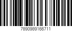 Código de barras (EAN, GTIN, SKU, ISBN): '7890989166711'