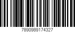 Código de barras (EAN, GTIN, SKU, ISBN): '7890989174327'