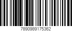 Código de barras (EAN, GTIN, SKU, ISBN): '7890989175362'