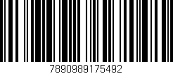 Código de barras (EAN, GTIN, SKU, ISBN): '7890989175492'
