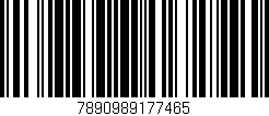Código de barras (EAN, GTIN, SKU, ISBN): '7890989177465'