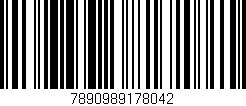Código de barras (EAN, GTIN, SKU, ISBN): '7890989178042'