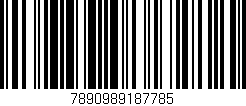 Código de barras (EAN, GTIN, SKU, ISBN): '7890989187785'