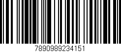 Código de barras (EAN, GTIN, SKU, ISBN): '7890989234151'