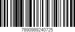 Código de barras (EAN, GTIN, SKU, ISBN): '7890989240725'