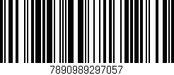 Código de barras (EAN, GTIN, SKU, ISBN): '7890989297057'