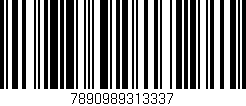 Código de barras (EAN, GTIN, SKU, ISBN): '7890989313337'