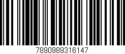 Código de barras (EAN, GTIN, SKU, ISBN): '7890989316147'