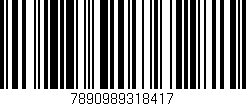 Código de barras (EAN, GTIN, SKU, ISBN): '7890989318417'