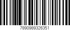 Código de barras (EAN, GTIN, SKU, ISBN): '7890989326351'