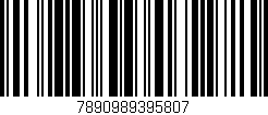 Código de barras (EAN, GTIN, SKU, ISBN): '7890989395807'