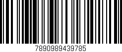 Código de barras (EAN, GTIN, SKU, ISBN): '7890989439785'