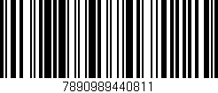 Código de barras (EAN, GTIN, SKU, ISBN): '7890989440811'