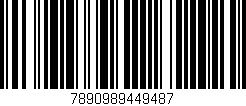 Código de barras (EAN, GTIN, SKU, ISBN): '7890989449487'