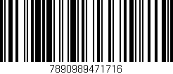 Código de barras (EAN, GTIN, SKU, ISBN): '7890989471716'