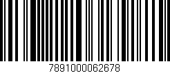 Código de barras (EAN, GTIN, SKU, ISBN): '7891000062678'