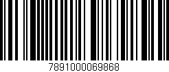 Código de barras (EAN, GTIN, SKU, ISBN): '7891000069868'