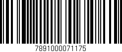 Código de barras (EAN, GTIN, SKU, ISBN): '7891000071175'