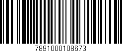 Código de barras (EAN, GTIN, SKU, ISBN): '7891000108673'