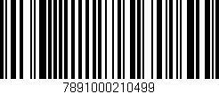 Código de barras (EAN, GTIN, SKU, ISBN): '7891000210499'