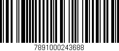 Código de barras (EAN, GTIN, SKU, ISBN): '7891000243688'