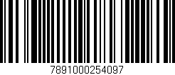 Código de barras (EAN, GTIN, SKU, ISBN): '7891000254097'