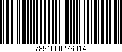 Código de barras (EAN, GTIN, SKU, ISBN): '7891000276914'