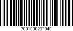 Código de barras (EAN, GTIN, SKU, ISBN): '7891000287040'
