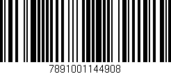 Código de barras (EAN, GTIN, SKU, ISBN): '7891001144908'