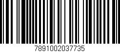Código de barras (EAN, GTIN, SKU, ISBN): '7891002037735'