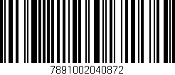 Código de barras (EAN, GTIN, SKU, ISBN): '7891002040872'