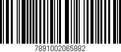 Código de barras (EAN, GTIN, SKU, ISBN): '7891002065882'