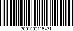 Código de barras (EAN, GTIN, SKU, ISBN): '7891002115471'